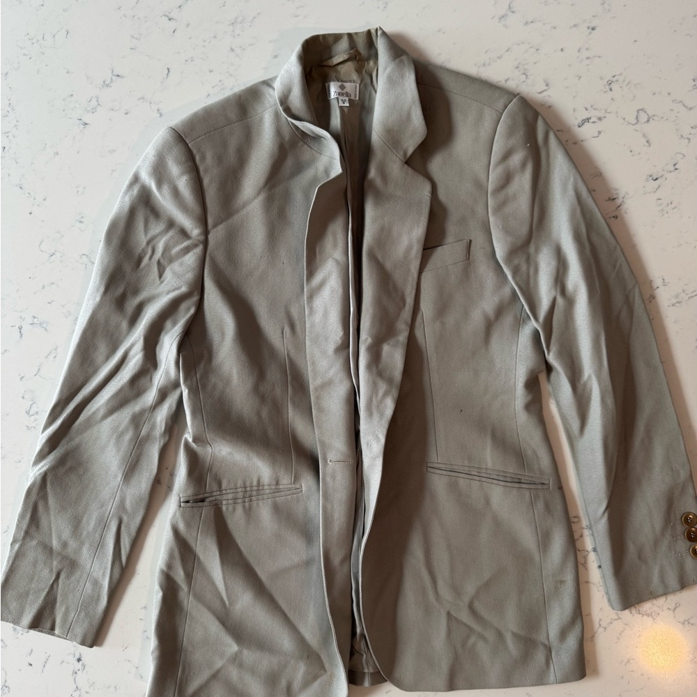 Zanella Minty Grey Blazer